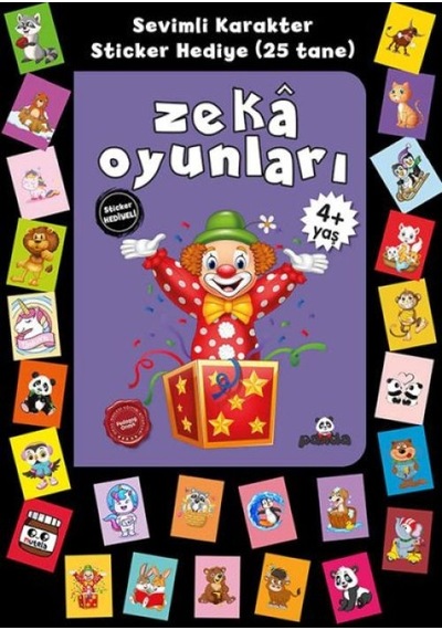 Stickerlı 4+ Yaş Zekâ Oyunları - Ndcj-635047