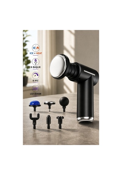 Robeve Auhma Amg22 Sıcak & Soğuk Kompresli Titreşimli Masaj Aleti Ice & Heat Teknolojili, 6 Masaj Başlığı, 6 Hız Kademesi, Lcd Ekran, Type-c Şarjlı, 1200mah Taşınabilir Kas Gevşetici Masaj Cihazı Robeve Auhma Amg22 Sıcak & Soğuk Kompresli Titreşimli Masaj Aleti Ice & Heat Teknolojili, 6 Masaj Başlığı, 6 Hız Kademesi, Lcd Ekran, Type-c Şarjlı, 1200mah Taşınabilir Kas Gevşetici Masaj Cihazı