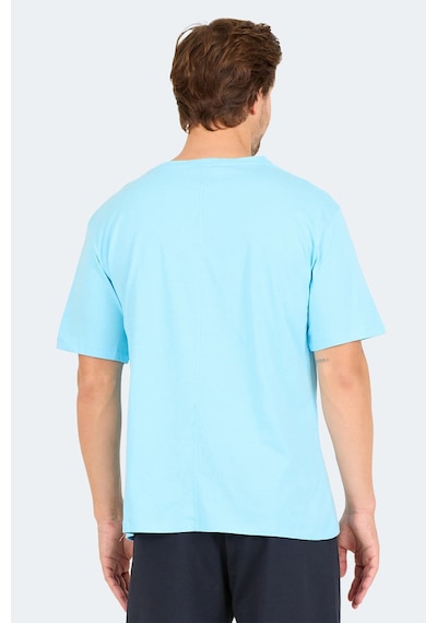 Slazenger Karnen In Oversize Erkek Baskılı Nane Tişört Nane