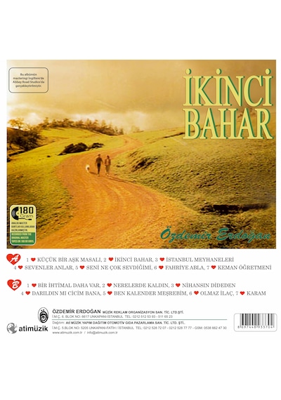 PLAK - ÖZDEMİR ERDOĞAN / İkinci Bahar (Analog Kayıt)