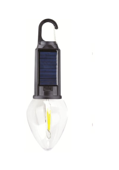 Usb Şarjlı + Güneş Enerjili Bahçe Balkon Teras Kamp Karavan Aydınlatması Lambası Solar Led Ampul