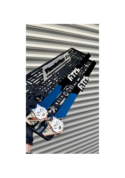2 Adet 1.sınıf Pleksi Plakalık Göktürk Kurt Logolu - 878384809