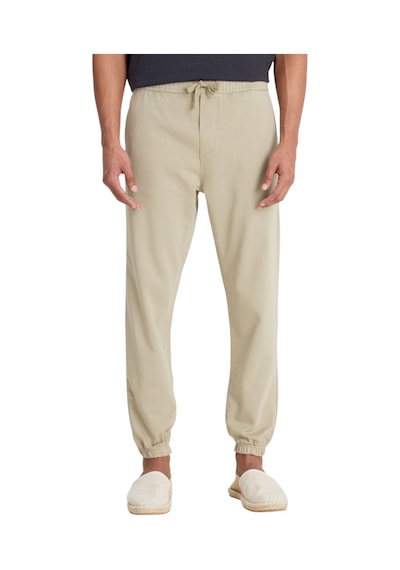 Slim Fit Dar Kesim Normal Bel Dar Paça Açık Yeşil Jogger Pantolon
