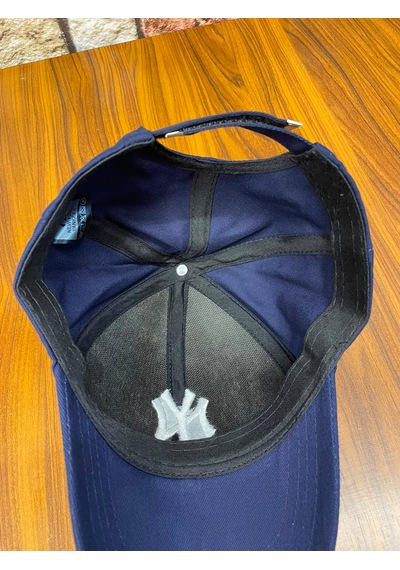 Hamze Ny New York Nakış Pamuk Unisex Beyzbol Cap Şapka Lacivert