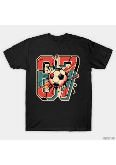 Tarzsokak 67 Futbol Topu Numarası Altı Yedi Varsity Spor T-shirt Erkekler Kadınlar Için % 100% Pamuk T Çok Renkli