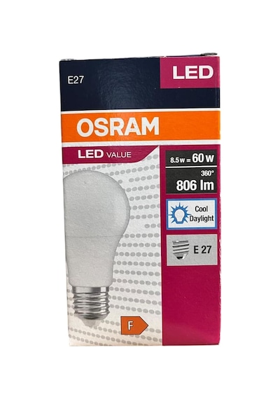8.5 Watt Led Ampul 6500k Beyaz E27-10 Adet Standart