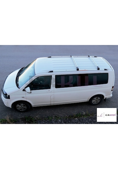 Erkul Ford Tourneo Custom Short (Kısa) 2013-2023 Tavan Çıtası Flush Gri