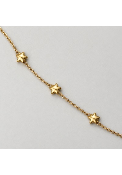 Dora S Shine Stella Trio Üç Yıldız Figürlü Altın Renk Paslanmaz Çelik İnce Zincir Kadın Bileklik Renkli Dora S Shine Stella Trio Üç Yıldız Figürlü Altın Renk Paslanmaz Çelik İnce Zincir Kadın Bileklik Renkli