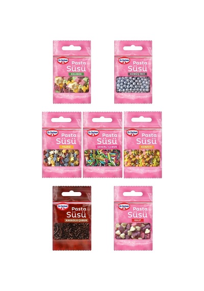 Dekor Serisi Pasta Süsü 7x10 Gr - 817547744