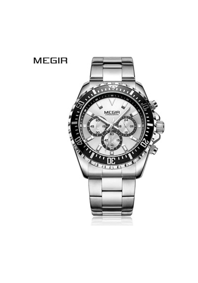 Megır 2064 Tüm Fonksiyonları Aktif Erkek Kol Saati Gümüş