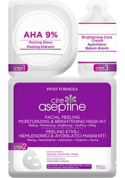 Cire Aseptine Peeling Etkili Nemlendirici & Aydınlatıcı Yüz Maske