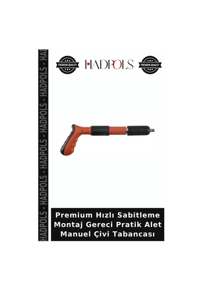 Premium Hızlı Sabitleme Montaj Gereci Pratik Alet Manuel Çivi Tabancası
