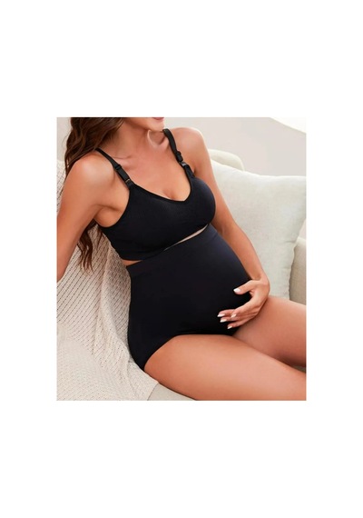 Fit Women Kadın Hamile Yüksek Bel Slip Külot 1020 Siyah