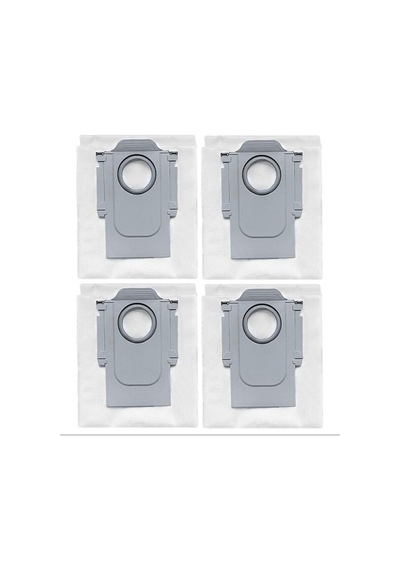 Lin Grup Roborock Q Revo Ve P10 Ile Uyumlu 4 Adet Toz Torbası