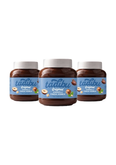 Abdurrahman Tatlıcı Tadıbu Kakaolu Fındık Ezmesi 3 x 330 G