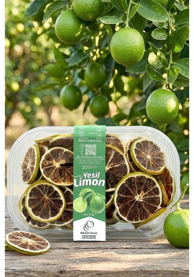 Kurutulmuş Yeşil Limon 125g