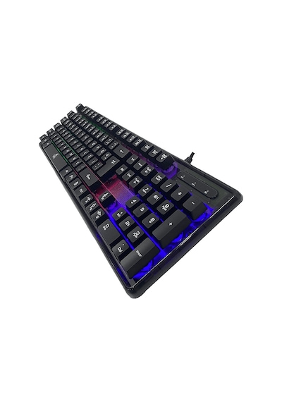 Dexim KBL707 Mekanik Hisli Rgb Led Arka Işıklı Şeffaf Kablolu Gaming Oyuncu Klavye