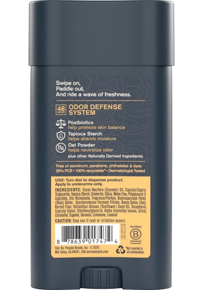 Every Man Jack Pacific Surf Alüminyumsuz Stick Deodorant 73gr