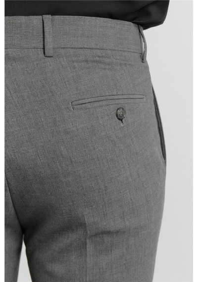 İmza Füme Yan Cep Slim Fit Esnek Classic Pantolon 1003255180