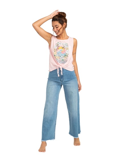 Billabong Sunset Feelıngs Pembe Tişört Pembe