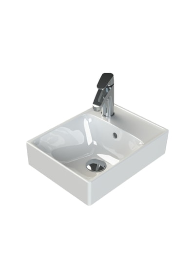 Turkuaz Seramik Cerastyle Sharp Mini 40 x 30 CM Lavabo
