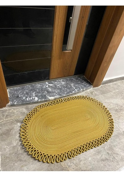 Dublin Serisi Jüt, Desenli Kapı Önü, Paspas, Banyo Paspası, Balkon Paspası/hediyelik, Ev Eşyası Jüt 50 X 80 Diğer