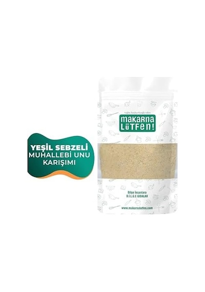 Yeşil Sebzeli Muhallebi Unu Karışımı +8 Ay 200 Gram