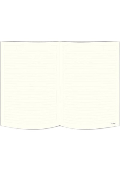 Le Mermer Defter Çizgili 17x24cm Açık Gri