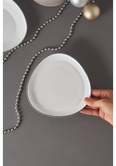 Karaca Agata Opal Cam Pasta Tabağı 18 Cm
