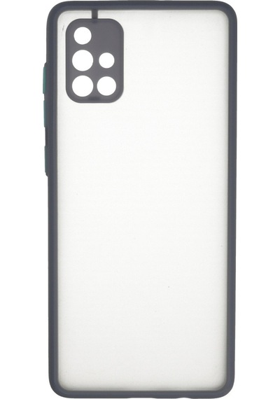 Galaxy A71 Kılıf Montreal Silikon Kapak - Gri
