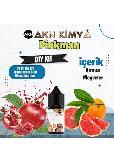 Pinkman Dıy Kit Kırmızı Meyveler Gıda Aroması %20 Oranda Aroma İçerir Hazır Değildir 30 Ml