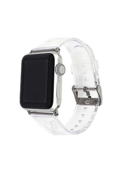 Lexroo Watch Ultra 49mm Kordon Krd-13 Şeffaf Silikon Strap Kayış - Renksiz
