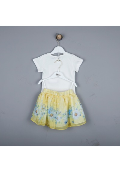 Xo Kids P-003316 Bes 2393 Kız Takım 6-18 Ay Ekru