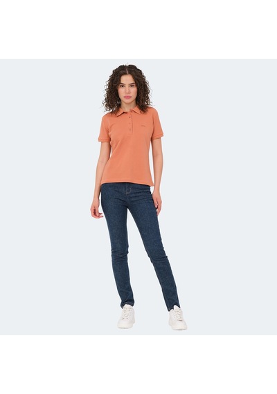 Slazenger VERA I Kadın Polo Yaka Kiremit Tişört