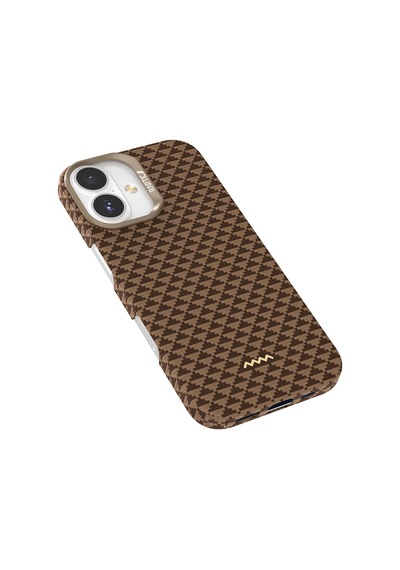 Apple Uyumlu iPhone 17 Kılıf M-safe Şarj Özellikli Raptic Aramid Skin Origin Serisi Kapak Kahverengi Apple Uyumlu iPhone 17 Kılıf M-safe Şarj Özellikli Raptic Aramid Skin Origin Serisi Kapak Kahverengi