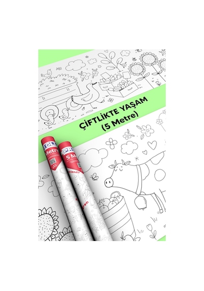 Çiftlik Hayatı Boyama Kağıdı