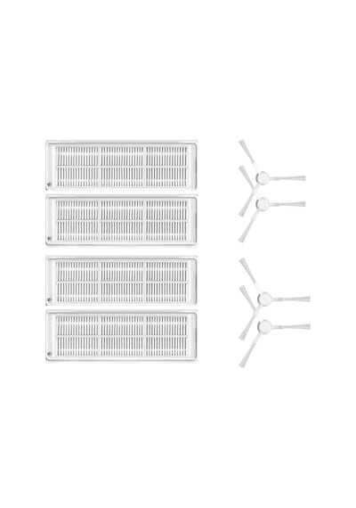 Mop Pro Styj02ym Beyaz , Viomi Se Uyumlu Yedek Hepa Filtre Ve Yan Fırça-8 Parça Sku: Zeusb0bxf5kfwl