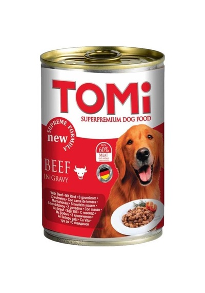 Tomi Beef Gravy Sığır Etli Konserve Köpek Maması 400 G