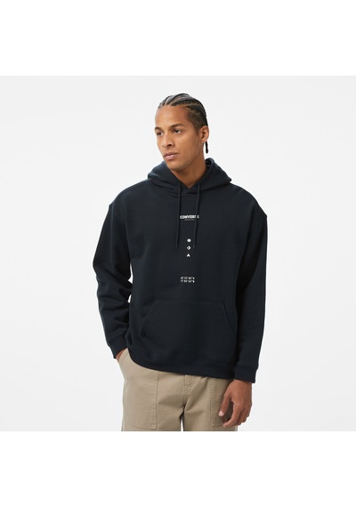 Converse Loose Fit Erkek Siyah Hoodie