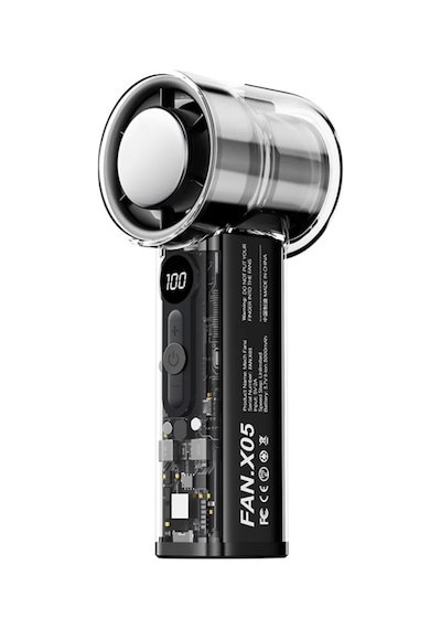 Northcity Dijital Ekranlı Usb Şarjlı Güçlü Taşınabilir El Fanı
