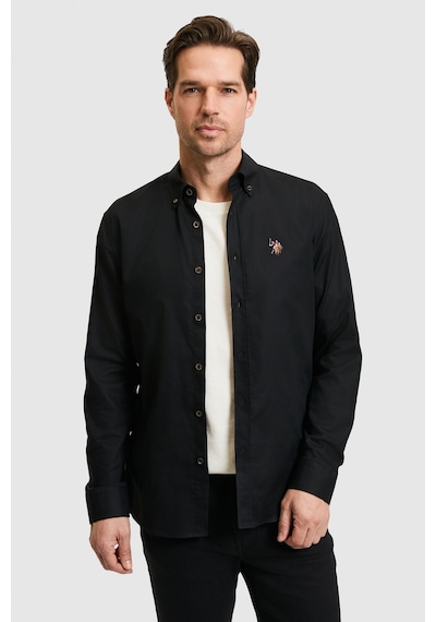 U.S. Polo Assn. U.s. Polo Assn. Erkek Siyah Gömlek Basic 50320242-vr046