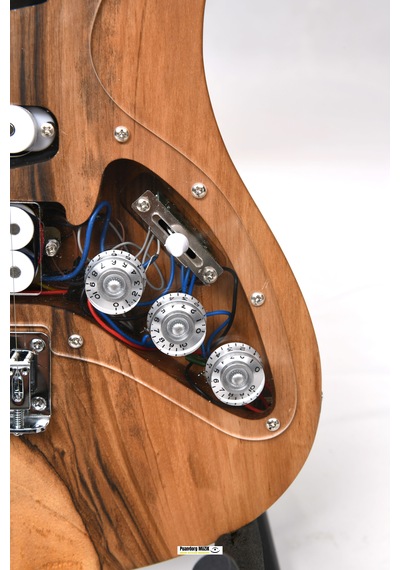 Elektro Gitar Stratocaster Ceviz Custom Yıllanmış Ağaç Kişiye Özel Butterscotch Blonde