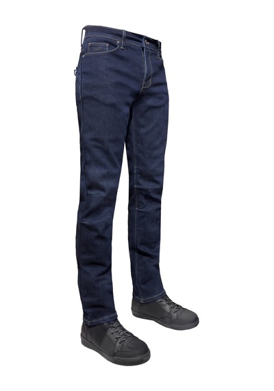 The Biker Jeans City Biker Cold Killer Dark Blue Korumalı Motosiklet Kot Pantolonu Mavi