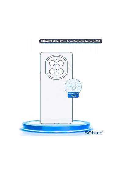 Schitec Huaweı Mate X7 Uyumlu Arka Yüzey Hidrojel Koruyucu Film 76991060