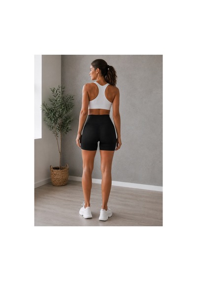 Mixxtrend Kadın Siyah Kaşkorse Spor Taytı Siyah