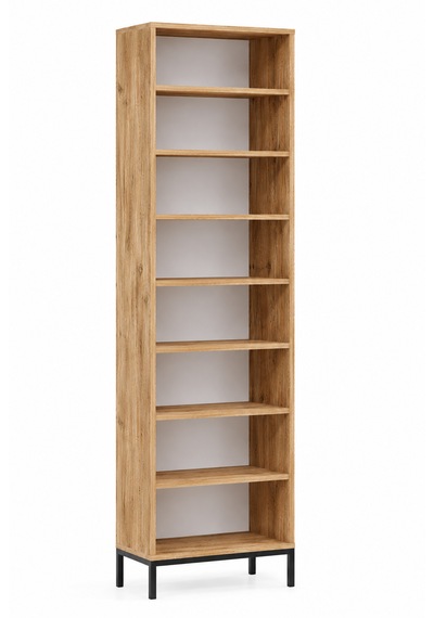 Fibona Modern 2 Kapaklı 8 Raflı Çok Amaçlı Antre Dolabı - Metal Ayaklı Atlantik Çam - Beyaz Fibona Modern 2 Kapaklı 8 Raflı Çok Amaçlı Antre Dolabı - Metal Ayaklı Atlantik Çam - Beyaz