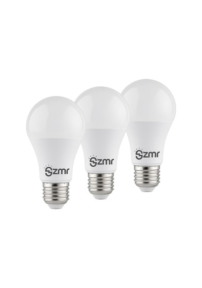 Zmr 103/b.65 3'lü Paket Led Ampul 10w 3000k Günışığı E27 Duylu Enerji Tasarruflu Uzun Ömürlü