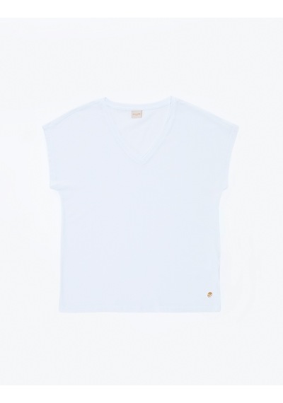 Pierre Cardin Kadın Beyaz Tişört Basic 50325454-vr013