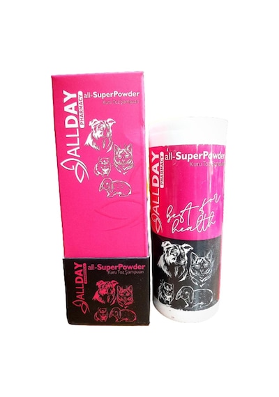Allday All-Süper Powder Kedi ve Köpek Kuru Şampuan 150 G