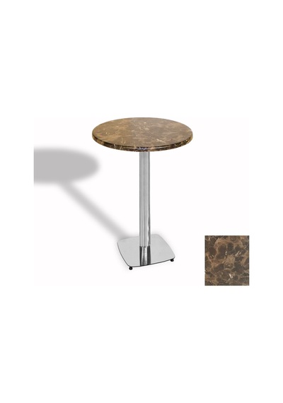 Bistro Masa Tokyo Kromnikel - Werzalit, Wermodin Ve Allzalit Tabla 60 Cm Çap - Karacabey Mermer Çok Renkli Bistro Masa Tokyo Kromnikel - Werzalit, Wermodin Ve Allzalit Tabla 60 Cm Çap - Karacabey Mermer Çok Renkli
